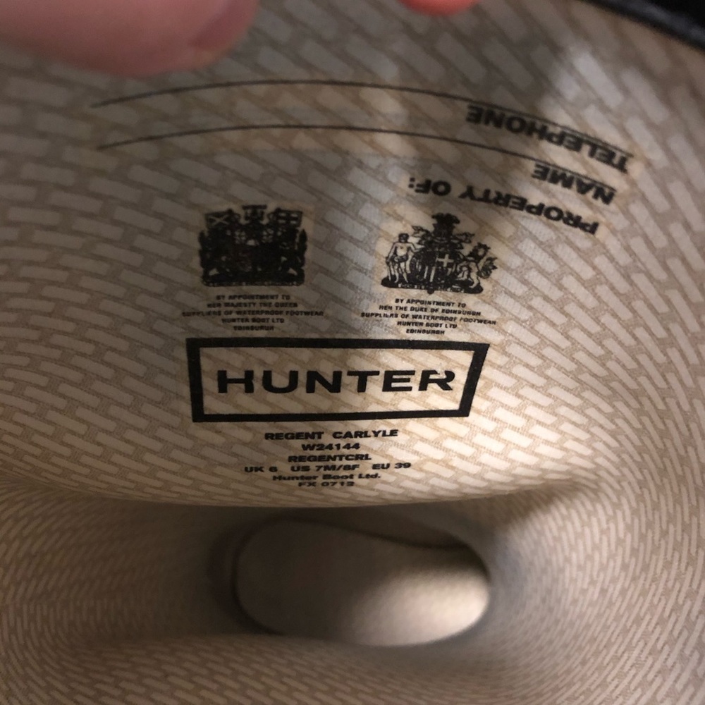 Hunter tall rain boots - Picture 2 of 5